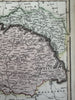 Austrian Dominions Treaty 1815 Vienna 1820 C. Smith scarce gorgeous folio map