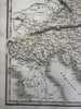 Austrian Dominions Treaty 1815 Vienna 1820 C. Smith scarce gorgeous folio map