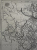 New South Wales Australia NSW 1850 Lowry scarce 3 sheet color map