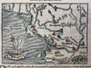 Prussia Germany Baltic Pomerania c.1560-90 Munster Cosmography wood cut map