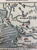 Prussia Germany Baltic Pomerania c.1560-90 Munster Cosmography wood cut map
