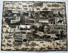 Montana pictorial cartoon state map c1940 Shorty Shope artist tourist photo map