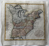 United States 1781 Treaty of Peace Army Lands Company Grants 1808 rare map