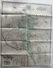 Lake Sunapee New Hampshire 1897 large color RR line map shows hotels businesses