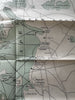 Lake Sunapee New Hampshire 1897 large color RR line map shows hotels businesses