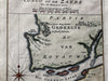 Congo river Africa Zaire 1760-70 Dutch Bellin Schley antique hand colored map