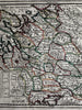 White Russia Muscovy 1729  Chiquet charming decorative antique miniature map
