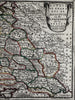 White Russia Muscovy 1729  Chiquet charming decorative antique miniature map