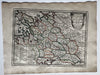 White Russia Muscovy 1729  Chiquet charming decorative antique miniature map