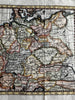 German Empire Academy Sciences 1759 Charming miniature engraved map hand color