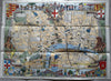 London Children’s picture story map c.1940’s color cartoon pictorial fldg. map