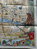 London Children’s picture story map c.1940’s color cartoon pictorial fldg. map