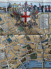 London Children’s picture story map c.1940’s color cartoon pictorial fldg. map