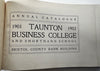Taunton Massachusetts Business College 1902 promo book b&w photos scarce nice