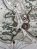 Portsea Island Portsmouth England 1760’s Bellin coastal map lovely hand color