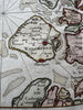 Zealand Holland Netherlands Zeeland 1760s Bellin coastal hand color island map
