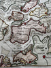 Zealand Holland Netherlands Zeeland 1760s Bellin coastal hand color island map