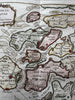 Zealand Holland Netherlands Zeeland 1760s Bellin coastal hand color island map