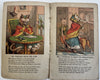 Cat’s Party dancing eating meals 1869 McLoughlin color litho moral picture book