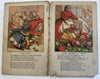 Cat’s Party dancing eating meals 1869 McLoughlin color litho moral picture book