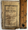New England Primer Catechism 1824 Newark NJ Children’s rare chapbook w/ woodcuts