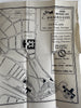 Panama Canal city plan c.1930-40’s scarce folding pocket map w/ advertising