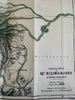 Mt. Kilimanjaro Africa Expedition Johnston 1885 Royal Geog. mag w/ rare map