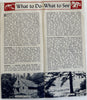 Boothbay Maine cartoon map by Ruth R Lepper c.1947 scarce tourist brochure