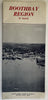 Boothbay Maine cartoon map by Ruth R Lepper c.1947 scarce tourist brochure