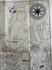 Boothbay Maine cartoon map by Ruth R Lepper c.1947 scarce tourist brochure