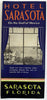 Hotel Sarasota Florida c1930’s art deco tourist brochure