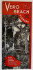 Vero Beach Florida c1940’s art deco tourist brochure w/map
