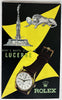 Lucerne Switzerland Rolex watches c1950’s Bucherer pictorial tourist city map