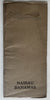 Nassau Bahamas 1922 rare brochure w/ unique folding harbor development map