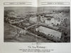 Nassau Bahamas 1922 rare brochure w/ unique folding harbor development map