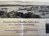 Boothbay Harbor Maine c.1925 rare Summer tourist promo brochure many photos