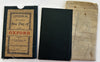 Oxford England city plan c1910-20’s linen weather proof map bicyclists in case