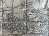 Oxford England city plan c1910-20’s linen weather proof map bicyclists in case