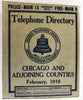 Chicago City Bell AT & T Telephone Book 1916 rare phone book!