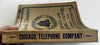 Chicago City Bell AT & T Telephone Book 1916 rare phone book!