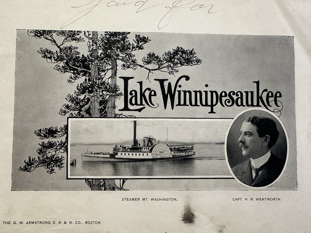 Lake Winnipesaukee New Hampshire c.1890-1915 era Tourist brochure photo views