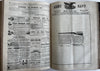 Army & Navy Journal 1874-75 huge bound vol w/ 51 issues many ads military guns