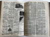 Army & Navy Journal 1874-75 huge bound vol w/ 51 issues many ads military guns