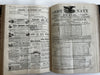 Army & Navy Journal 1874-75 huge bound vol w/ 51 issues many ads military guns
