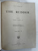 The Rudder Yachting boating magazine 1898-99 huge rare book 24 complete issues