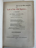 Splendid leather book 1854 London Cedric Oldacre Last of Old Squires 1st ed.