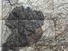Geology Mineral Territory linen map c.1880’s Norfolk Western RR Virginia KY TN