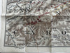 Geology Mineral Territory linen map c.1880’s Norfolk Western RR Virginia KY TN