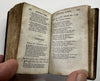 Methodist episcopal Hymns 1831 Wesley Rare miniature leather book gilt decorated