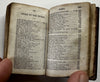 Methodist episcopal Hymns 1831 Wesley Rare miniature leather book gilt decorated